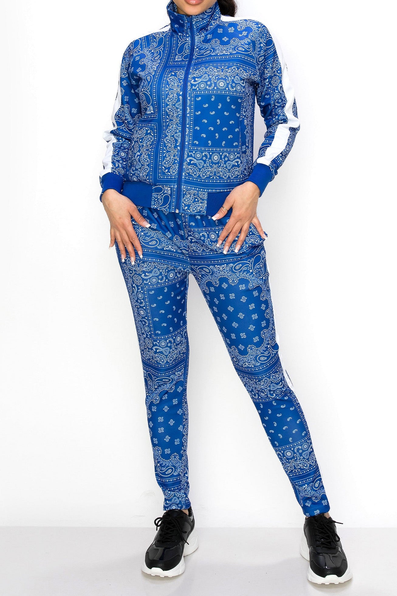 Women's Bandana Paisley Track Suits