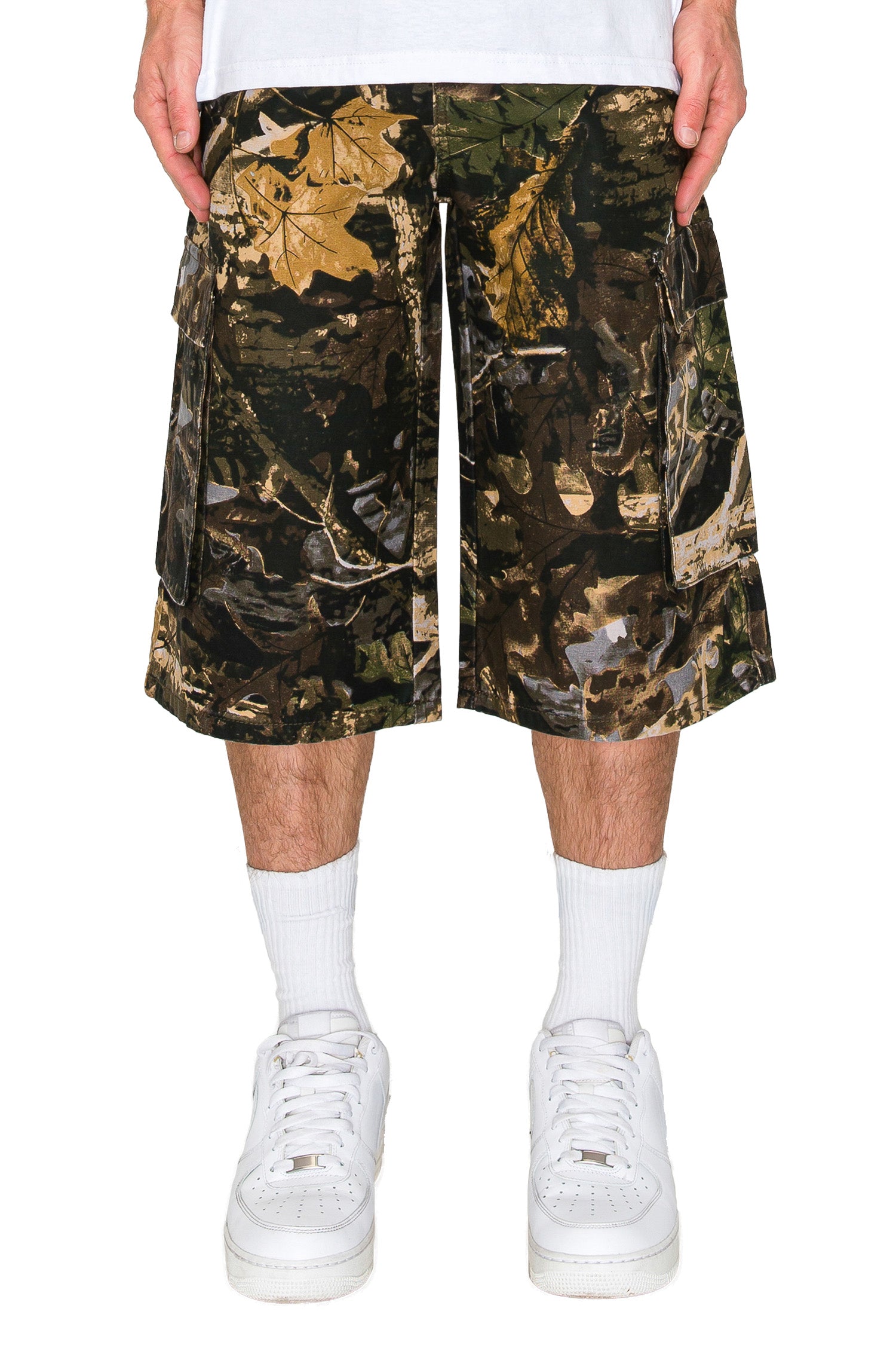 ゴル吉 TIE DYE CAMO SHORT PANTS JWZUY Men's Tie Dye Camo Cargo Shorts Relaxed Fit Multi