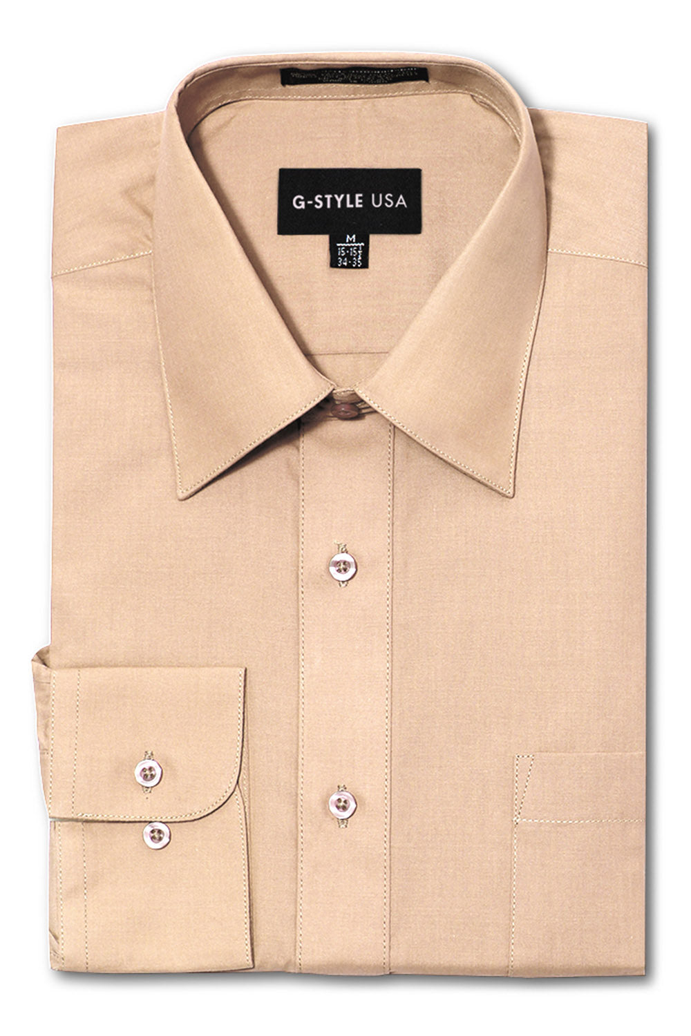 blush color mens dress shirt Collars & Co Apex Performance Dress Shirt Light Pink Twill / Large