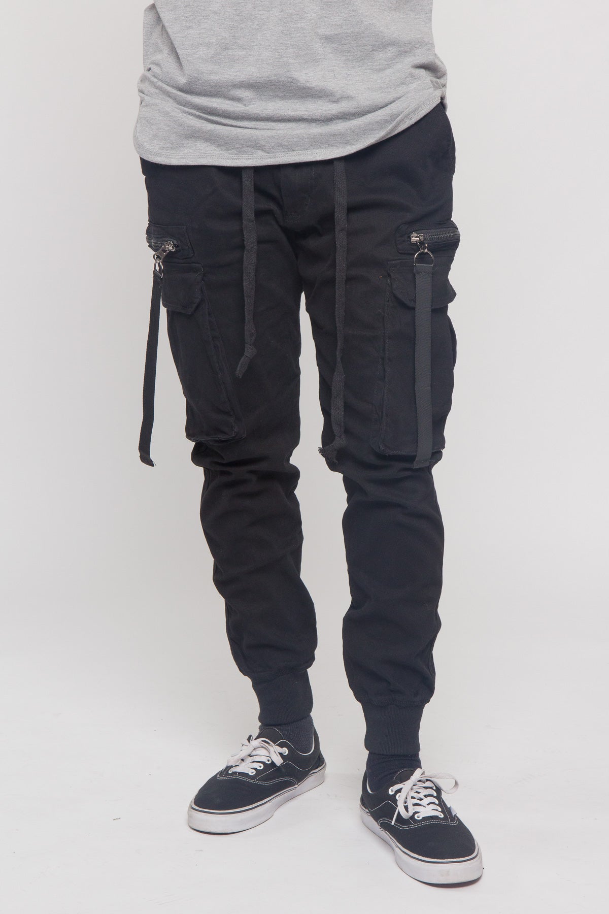 Ribbon Utility Pocket Jogger Pants - Main Image