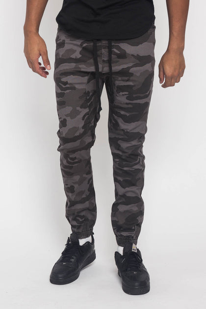 Men's Jogger Twill Pants (Black Camo) – G-Style USA