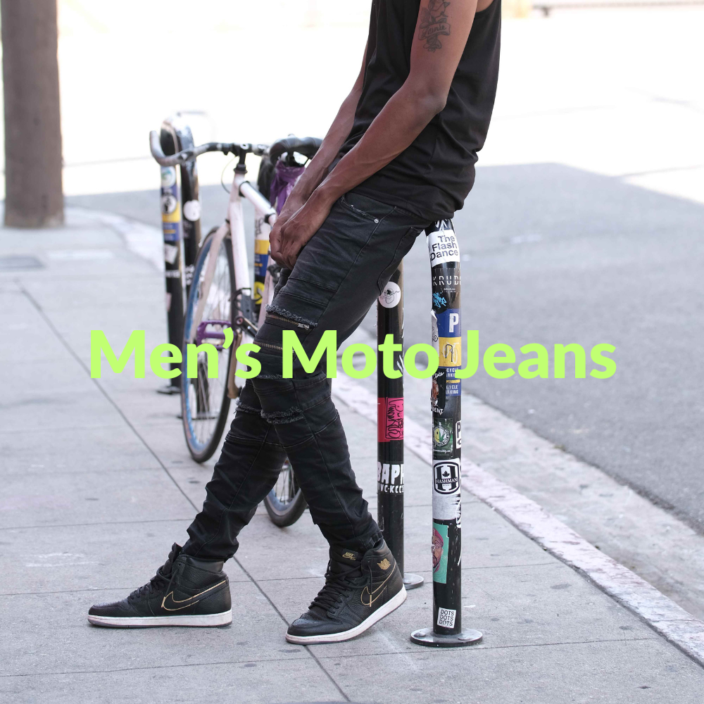 Men's Moto Jeans