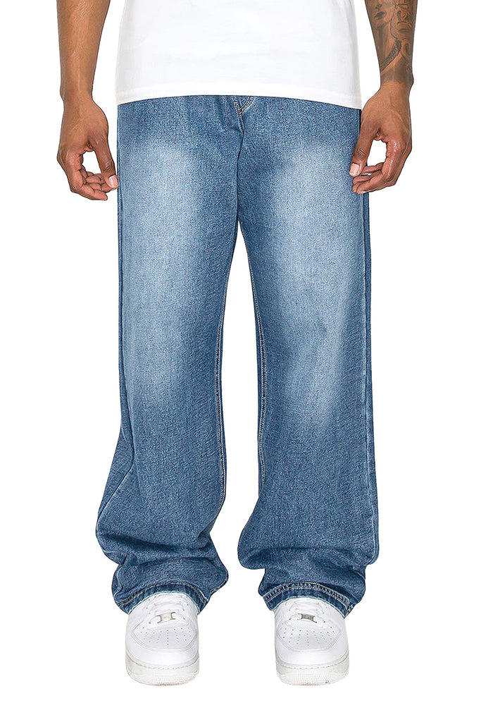 Men's Essential Baggy Denim Jogger Jeans