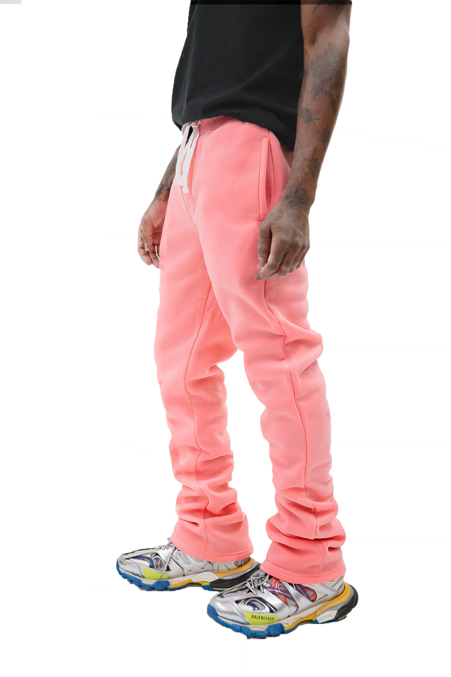 Men's Fleece Stacked Fit Sweat Pants