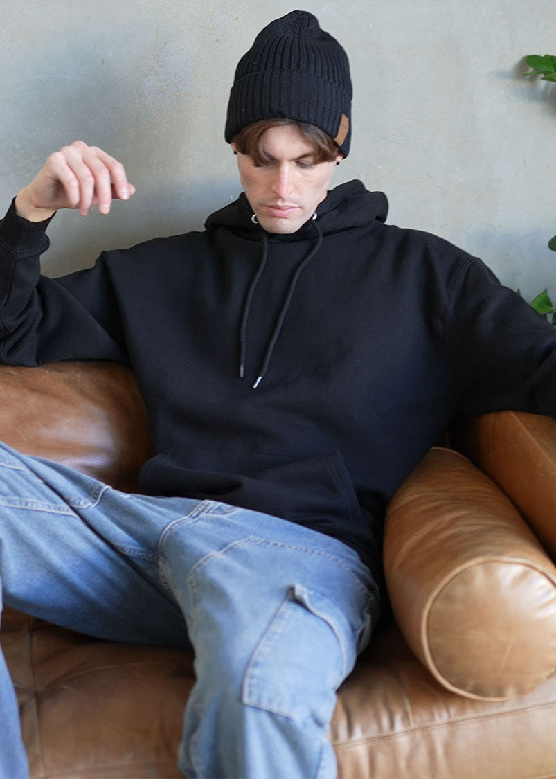 Pullover Hoodie with Metal Eyelets