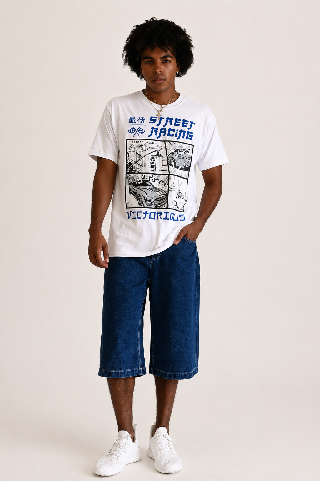 Ultra Baggy Y2K Denim Jorts