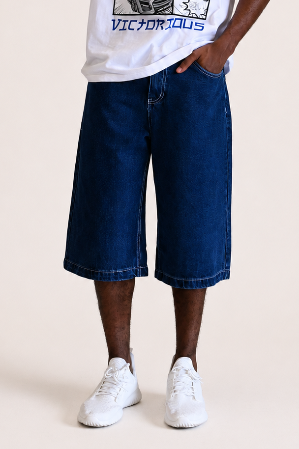 Ultra Baggy Y2K Denim Jorts