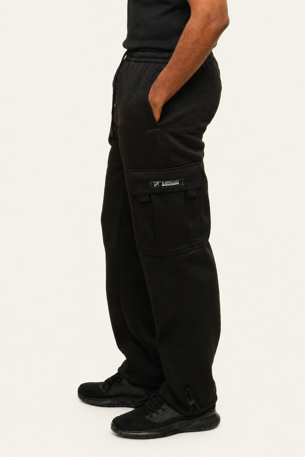 Fleece Heavyweight Cargo Sweat Pants