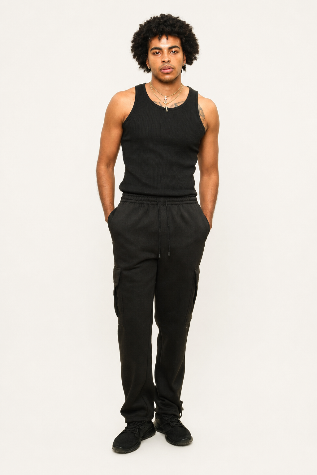 Fleece Heavyweight Cargo Sweat Pants