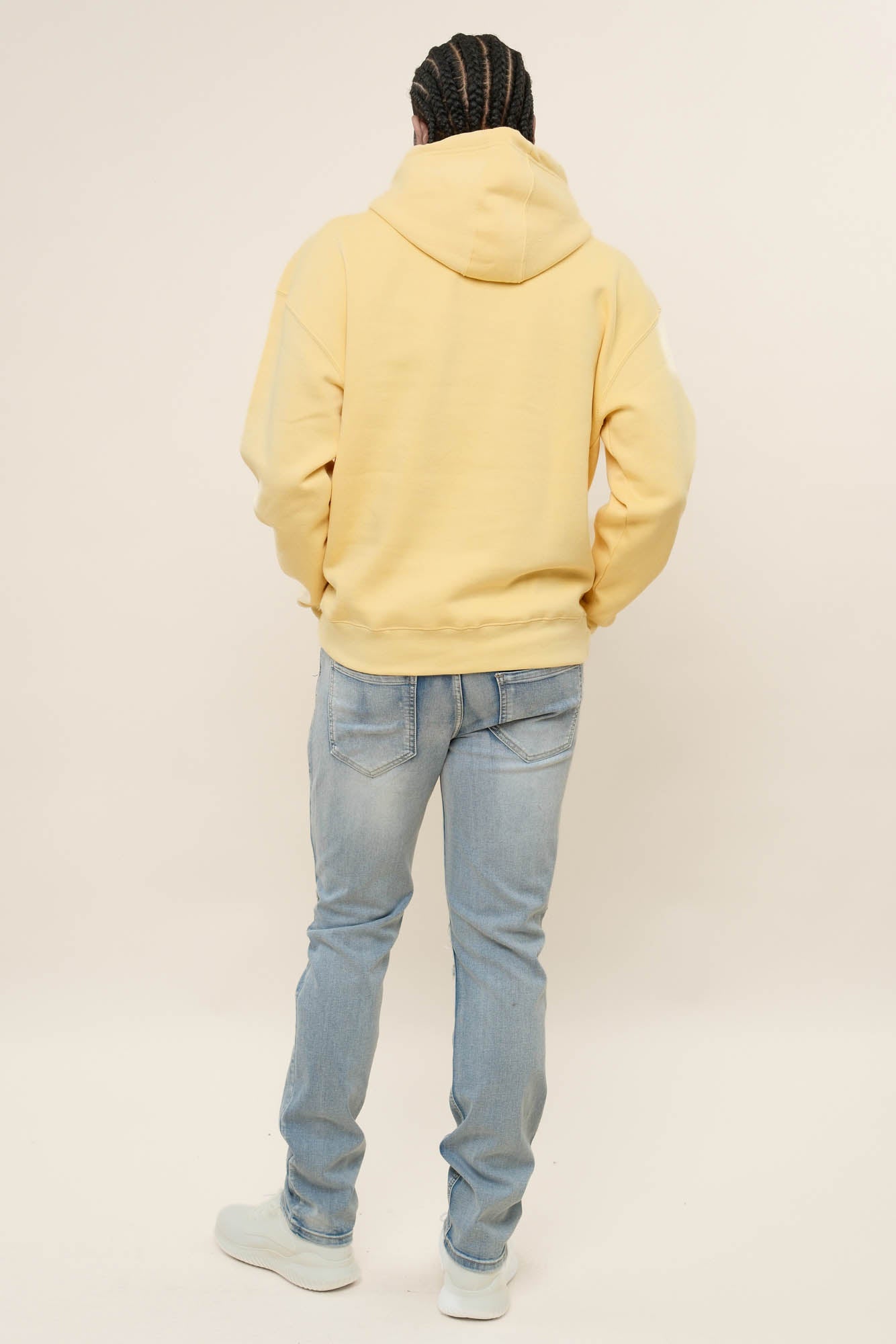 Faded Ripped Repair Denim Jeans