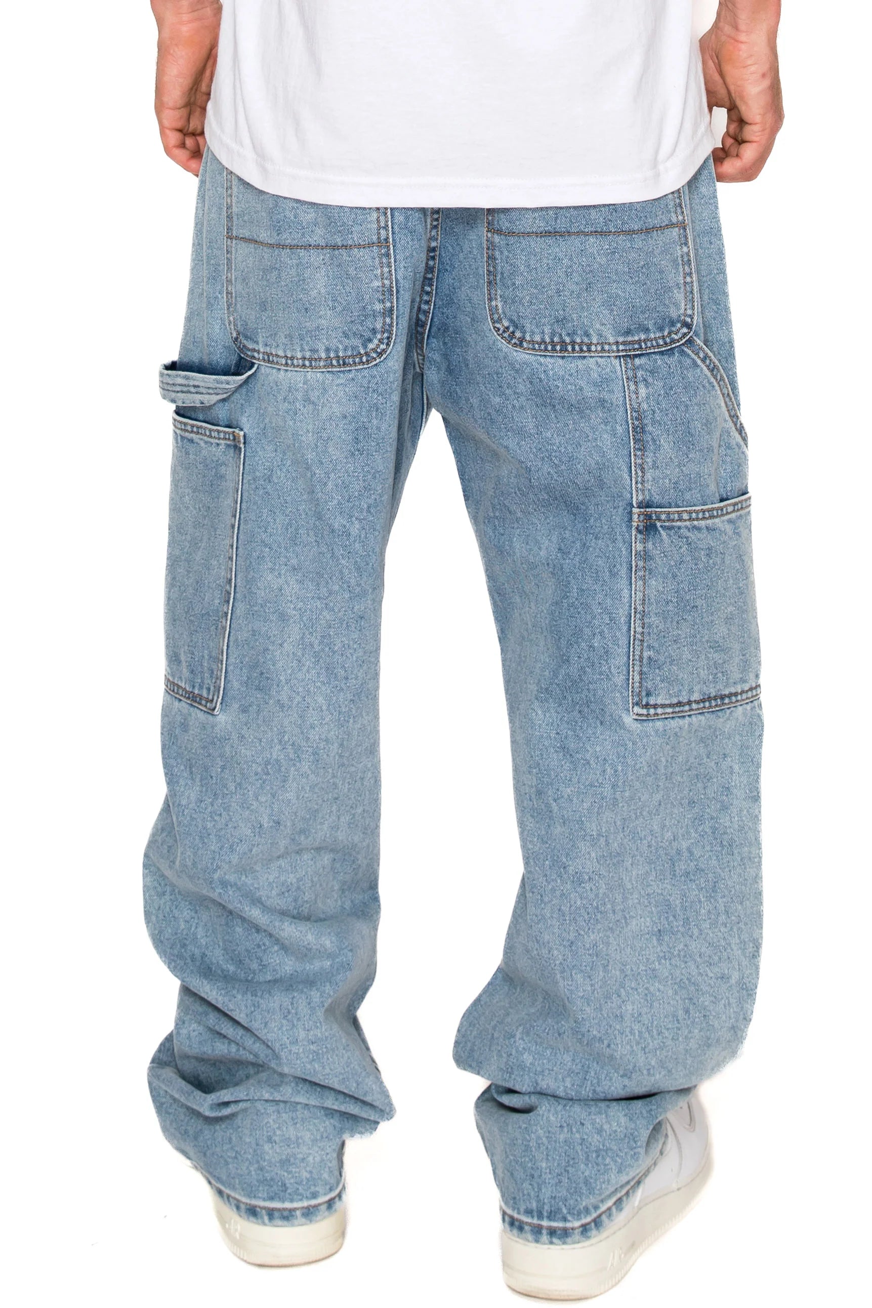 Men's Baggy Fit Carpenter Denim Jeans