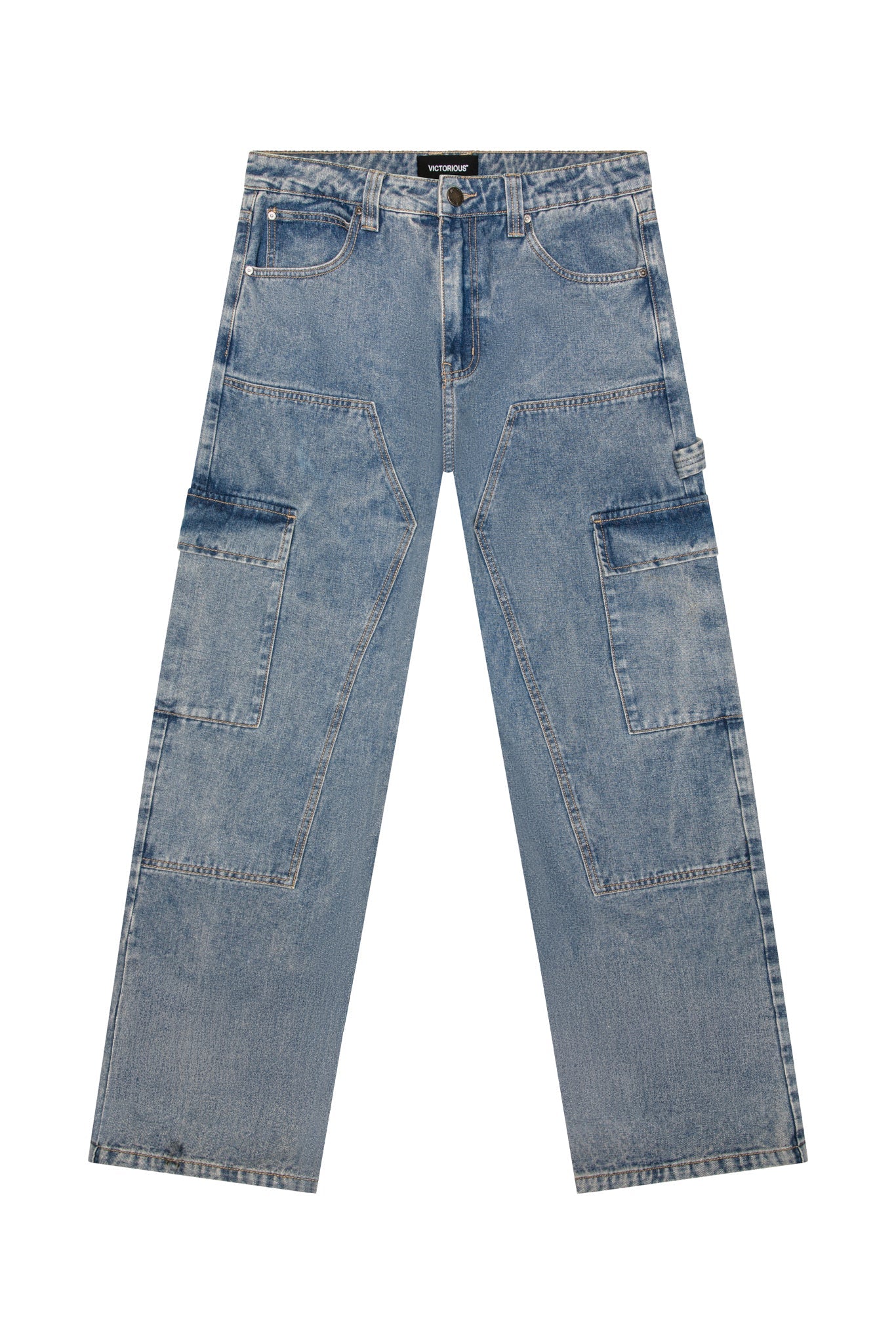 Baggy Fit Cargo Carpenter Denim Jeans