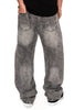Men's Baggy Fit Stone Washed Jeans