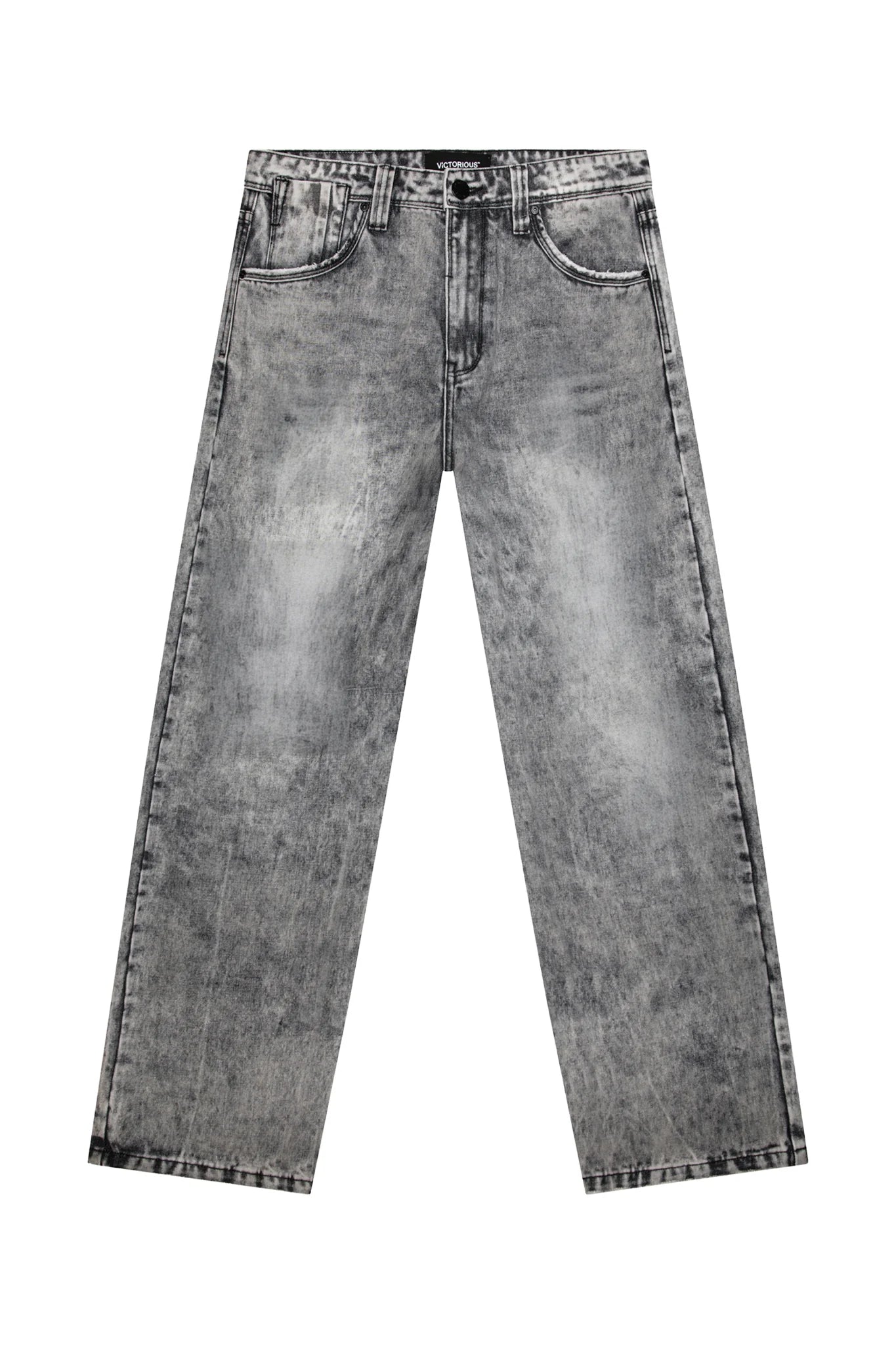 Men's Baggy Fit Stone Washed Jeans
