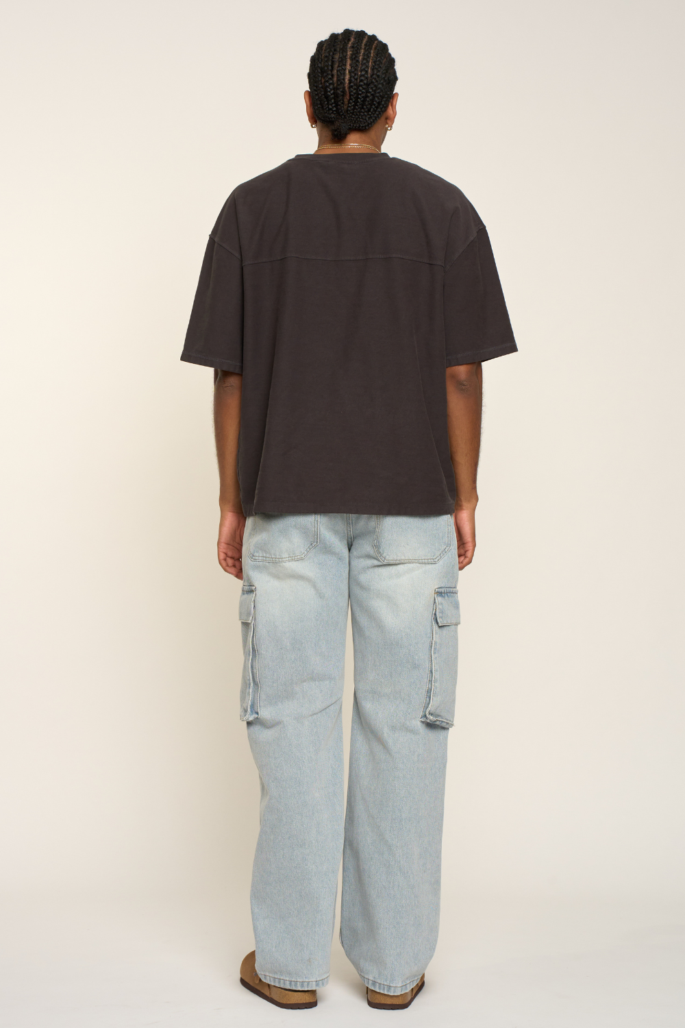 Baggy Fit Cargo Denim Jeans