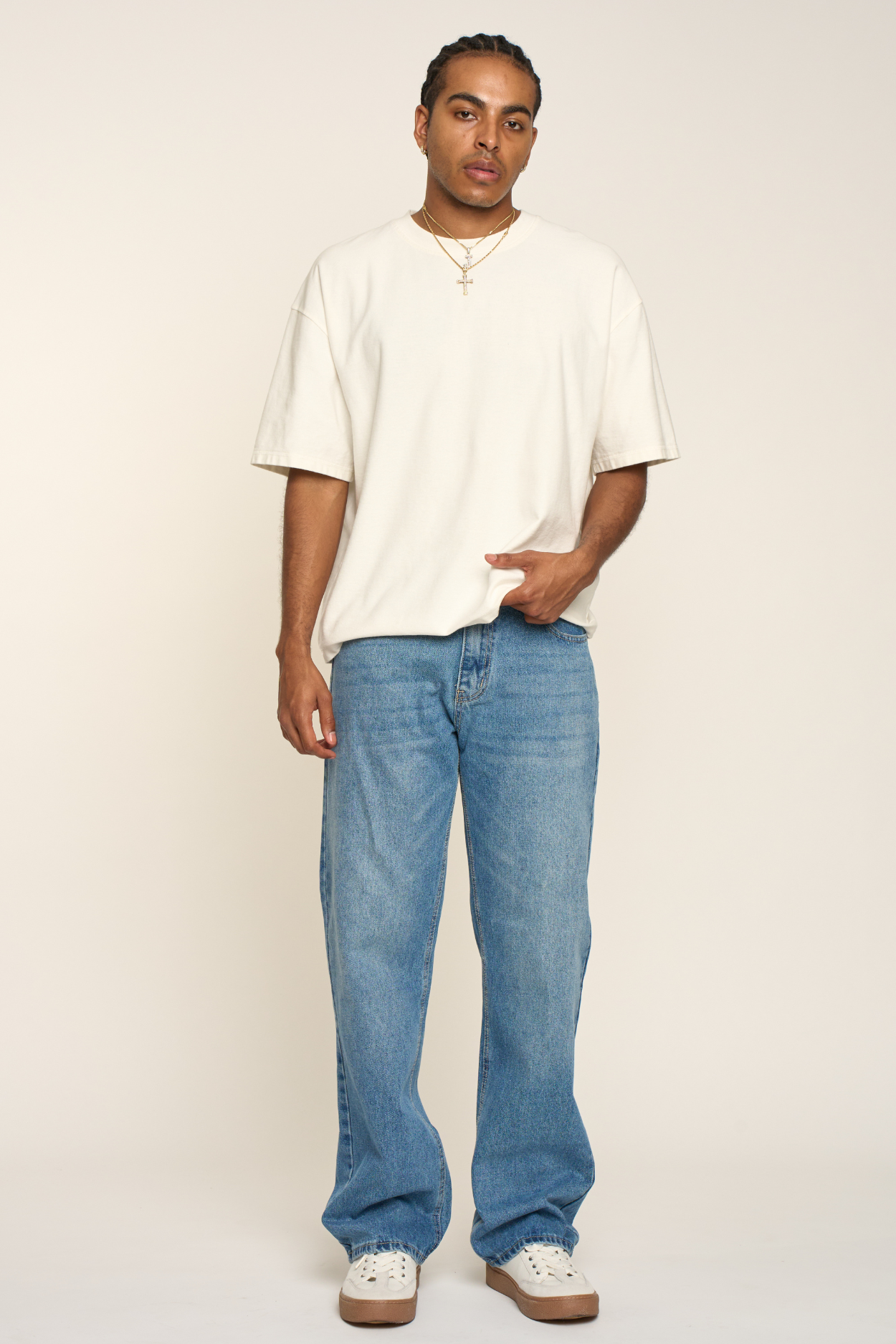 Straight Baggy Denim Jeans