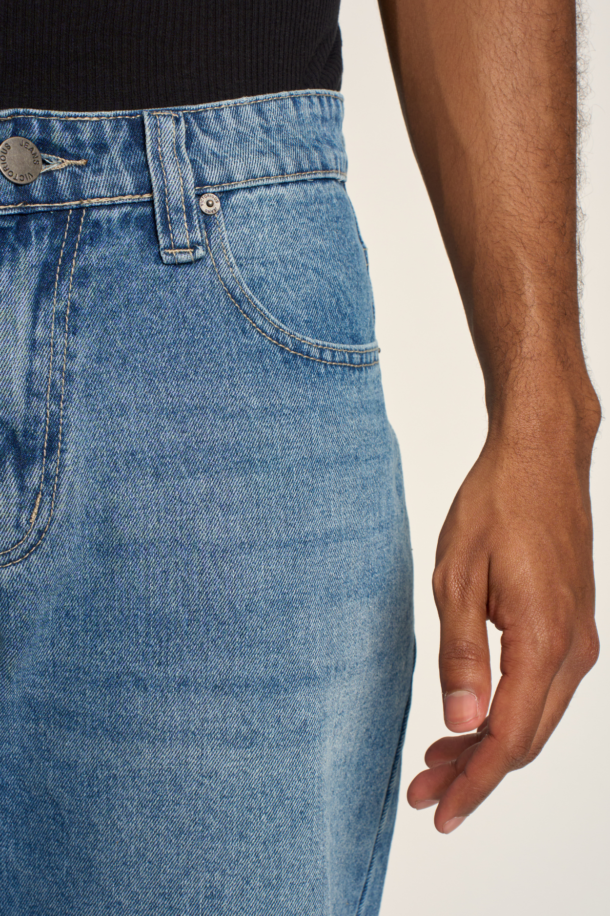 Straight Baggy Denim Jeans