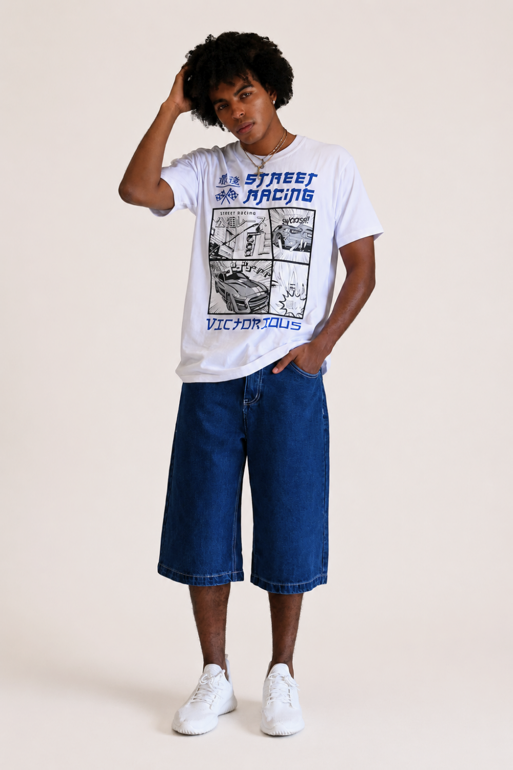 Ultra Baggy Y2K Denim Jorts G-Style USA