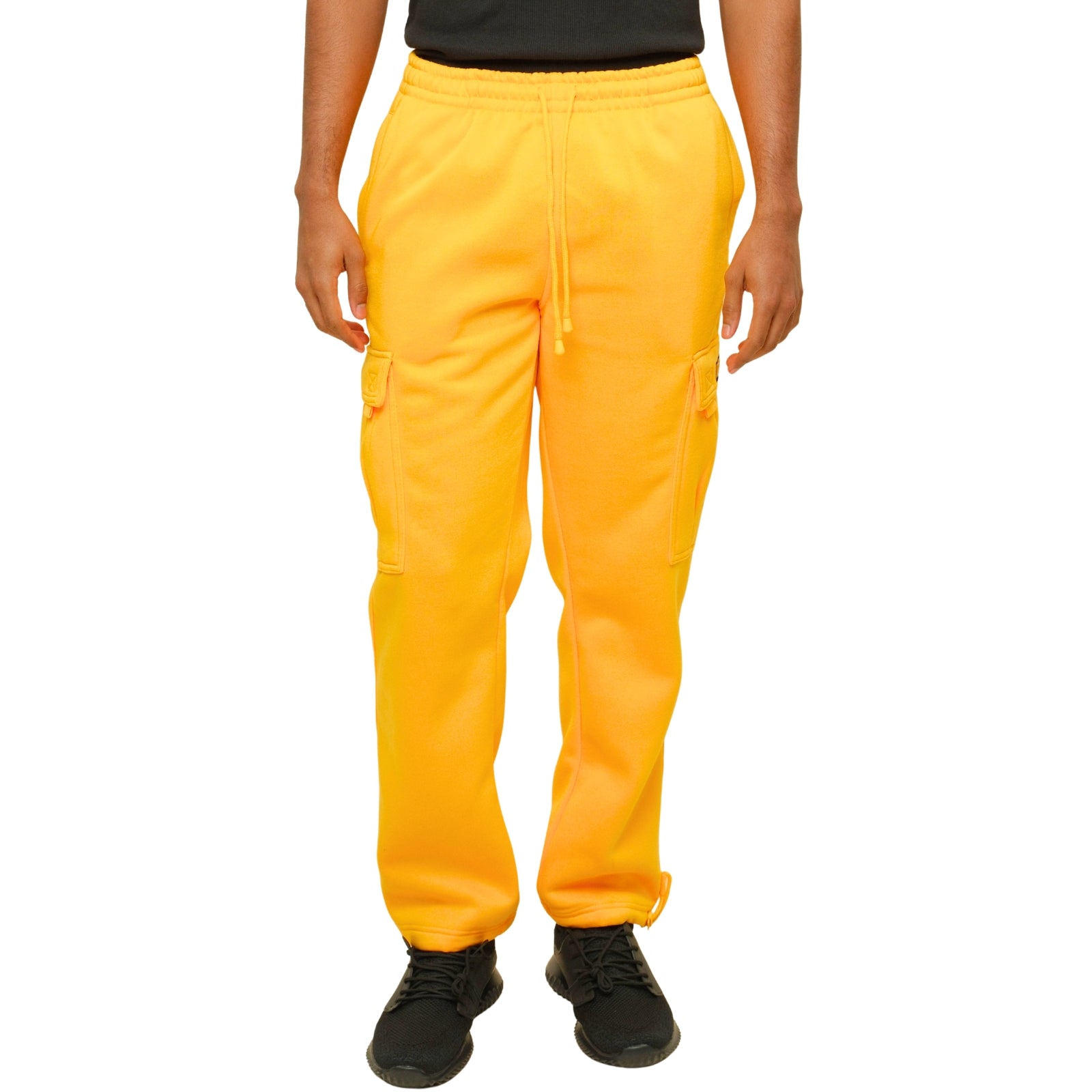 Men's Solid Fleece Heavyweight Cargo Sweat Pants