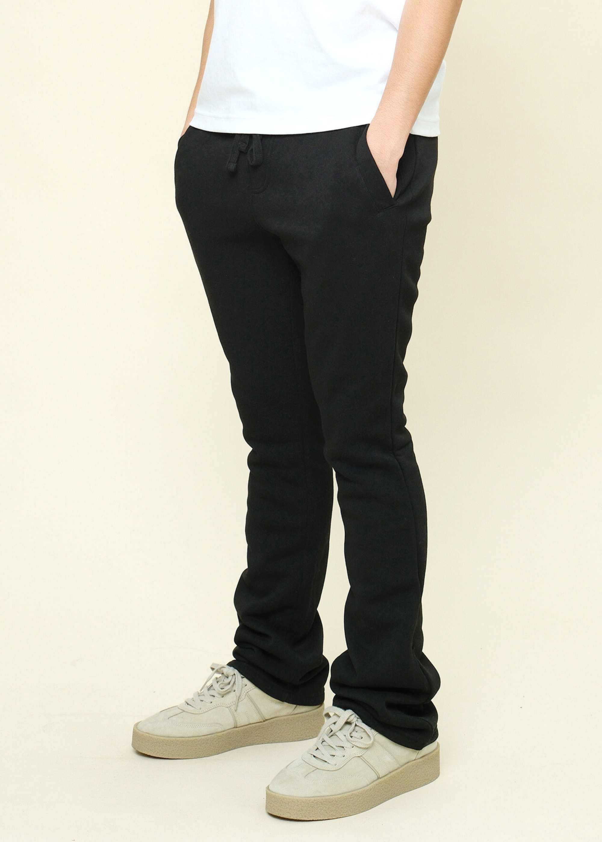 Men's Essential Flared Stacked Fleece Sweat Pants