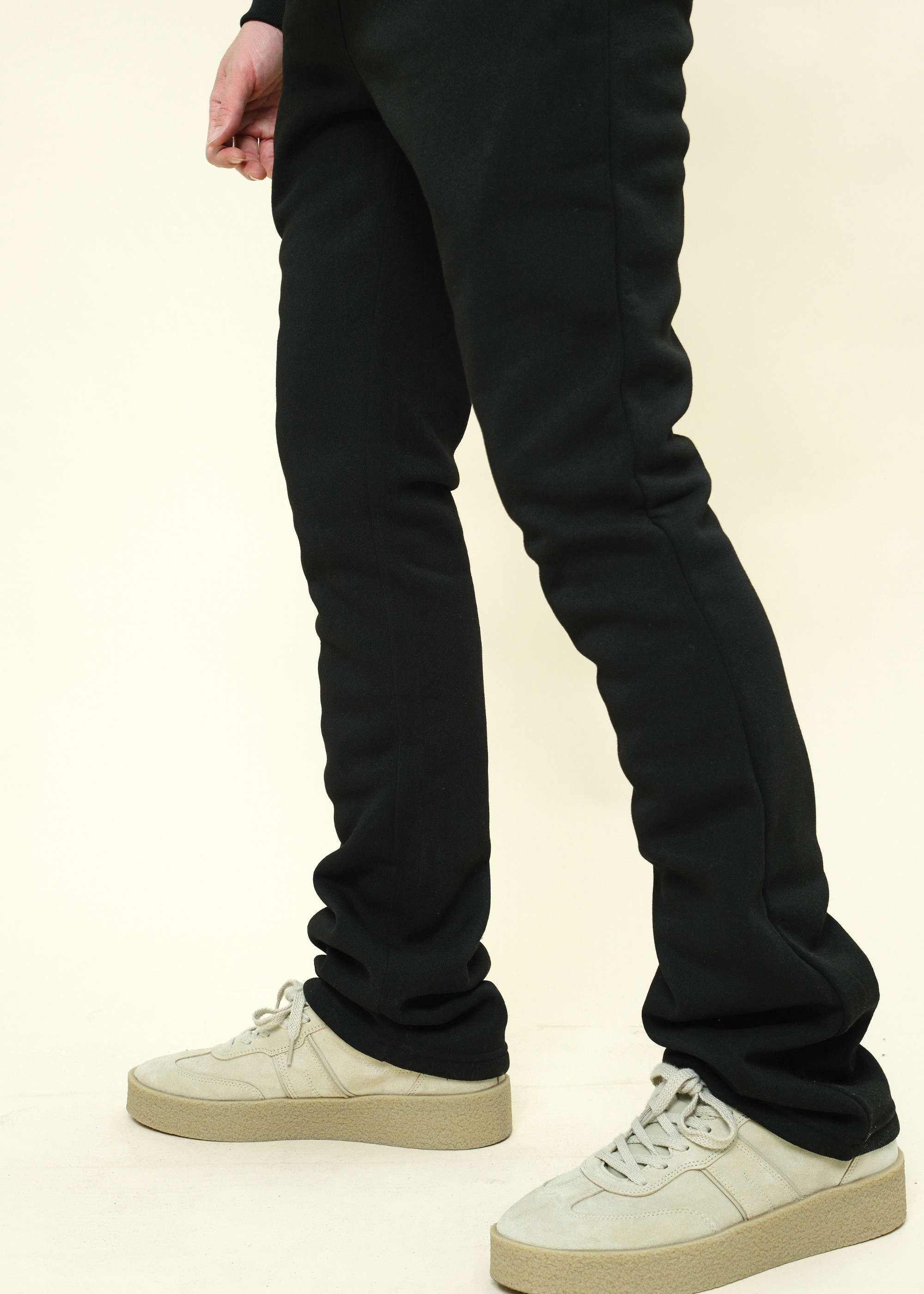 Men's Essential Flared Stacked Fleece Sweat Pants