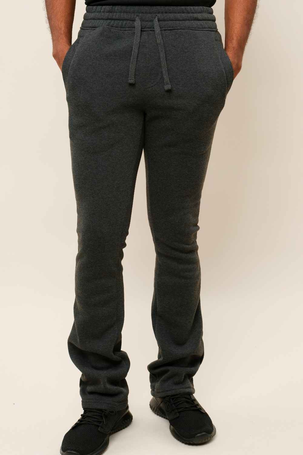 Flared Stacked Fleece Sweat Pants