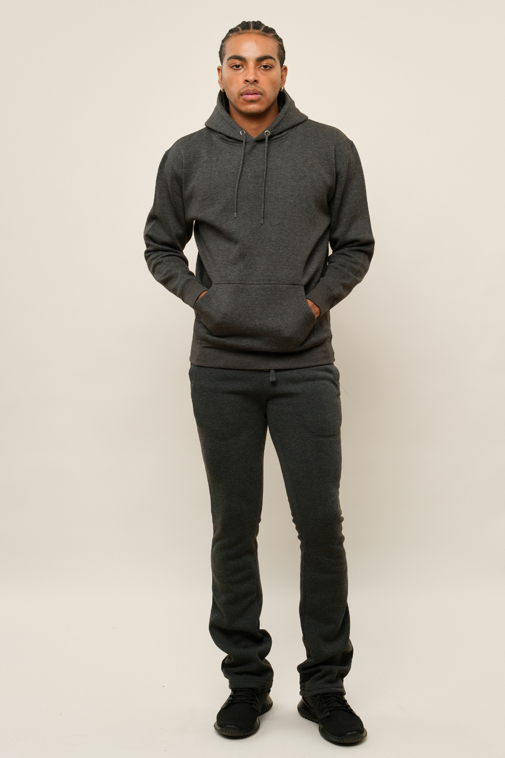 Flared Stacked Fleece Sweat Pants