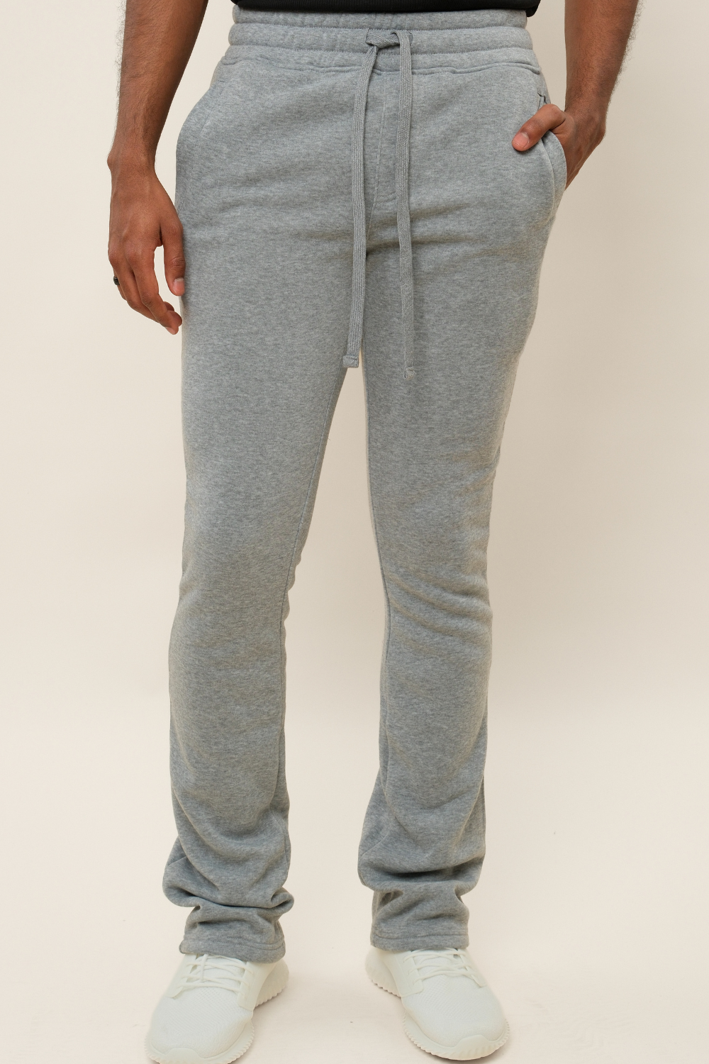 Flared Stacked Fleece Sweat Pants