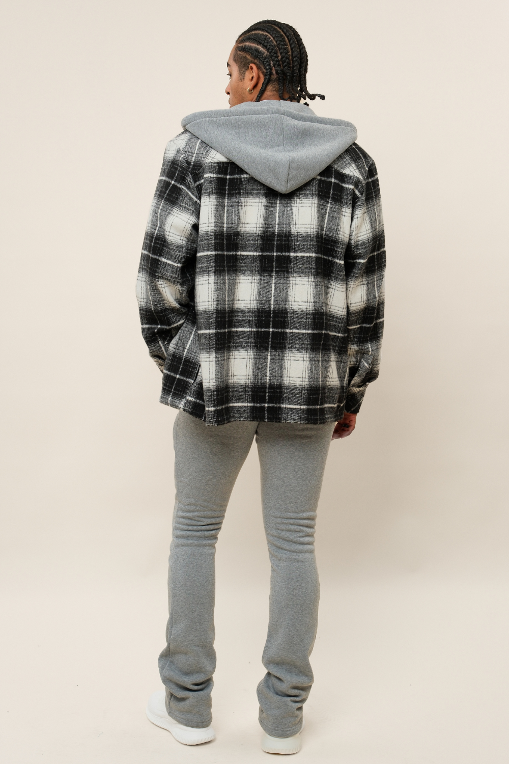 Flared Stacked Fleece Sweat Pants