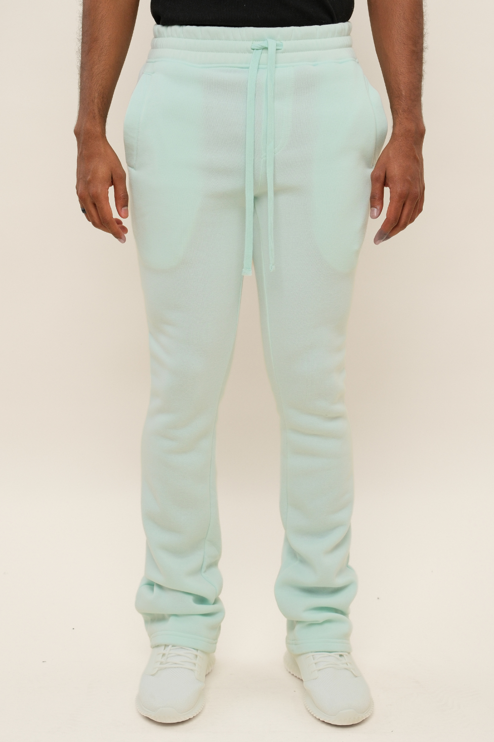 Flared Stacked Fleece Sweat Pants