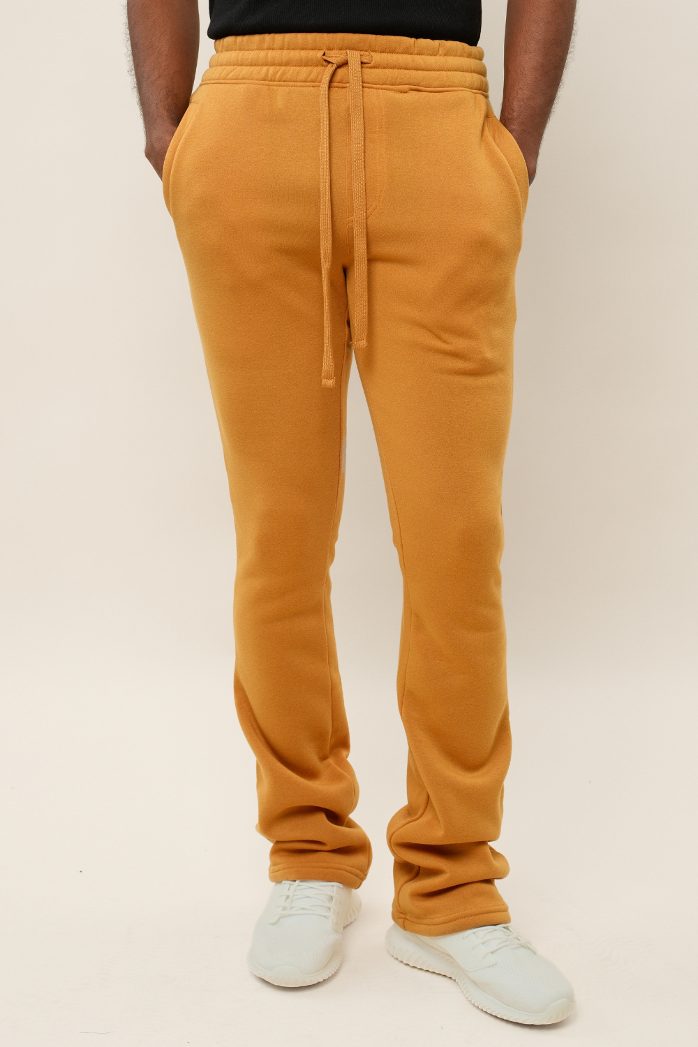 Flared Stacked Fleece Sweat Pants
