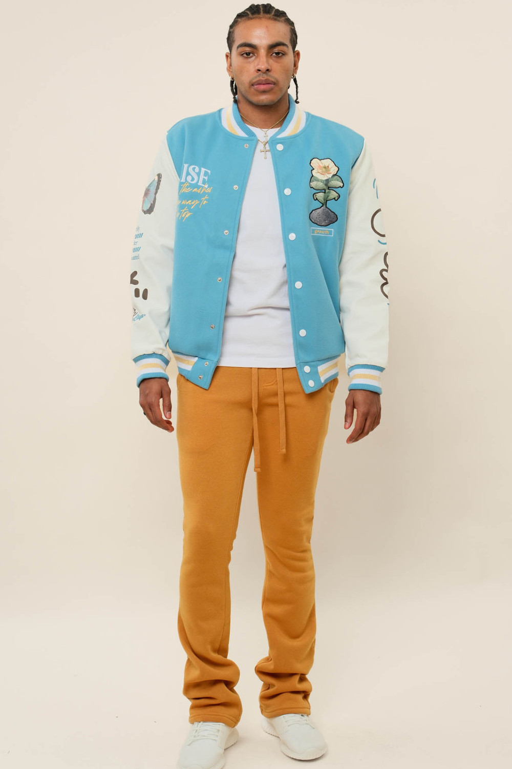 Flared Stacked Fleece Sweat Pants