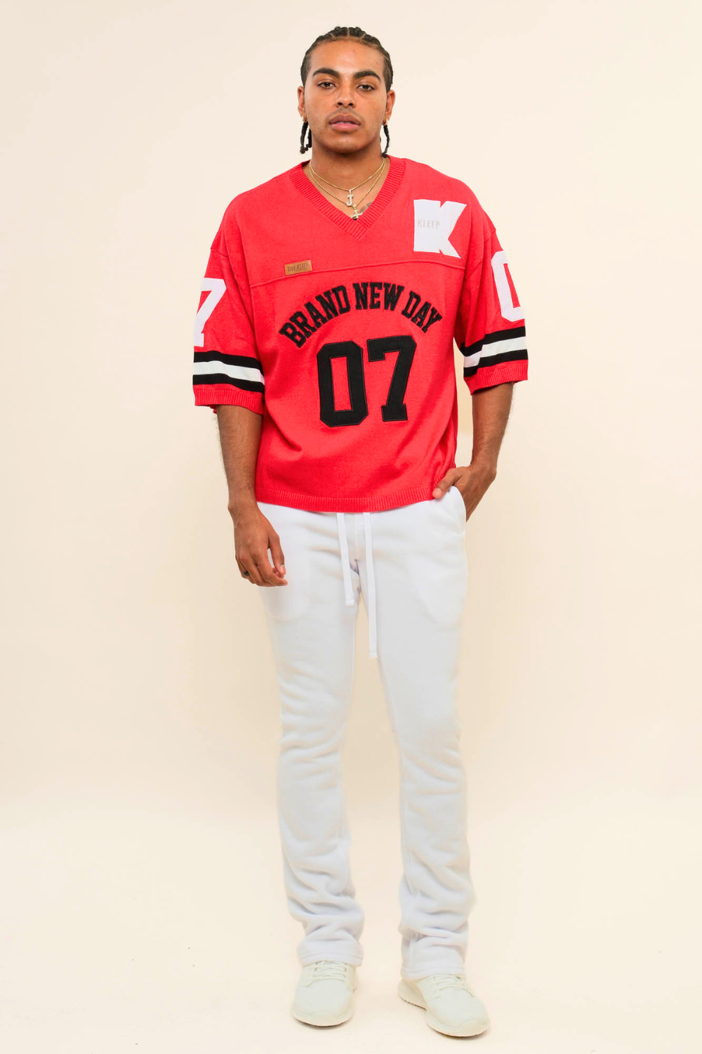 Flared Stacked Fleece Sweat Pants