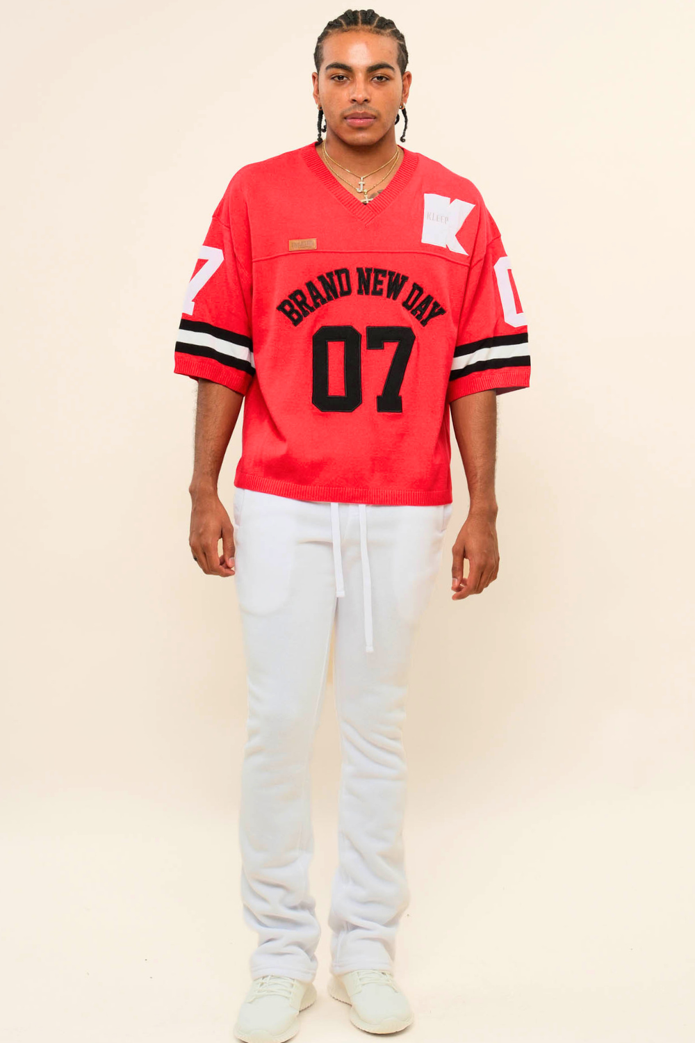 Flared Stacked Fleece Sweat Pants