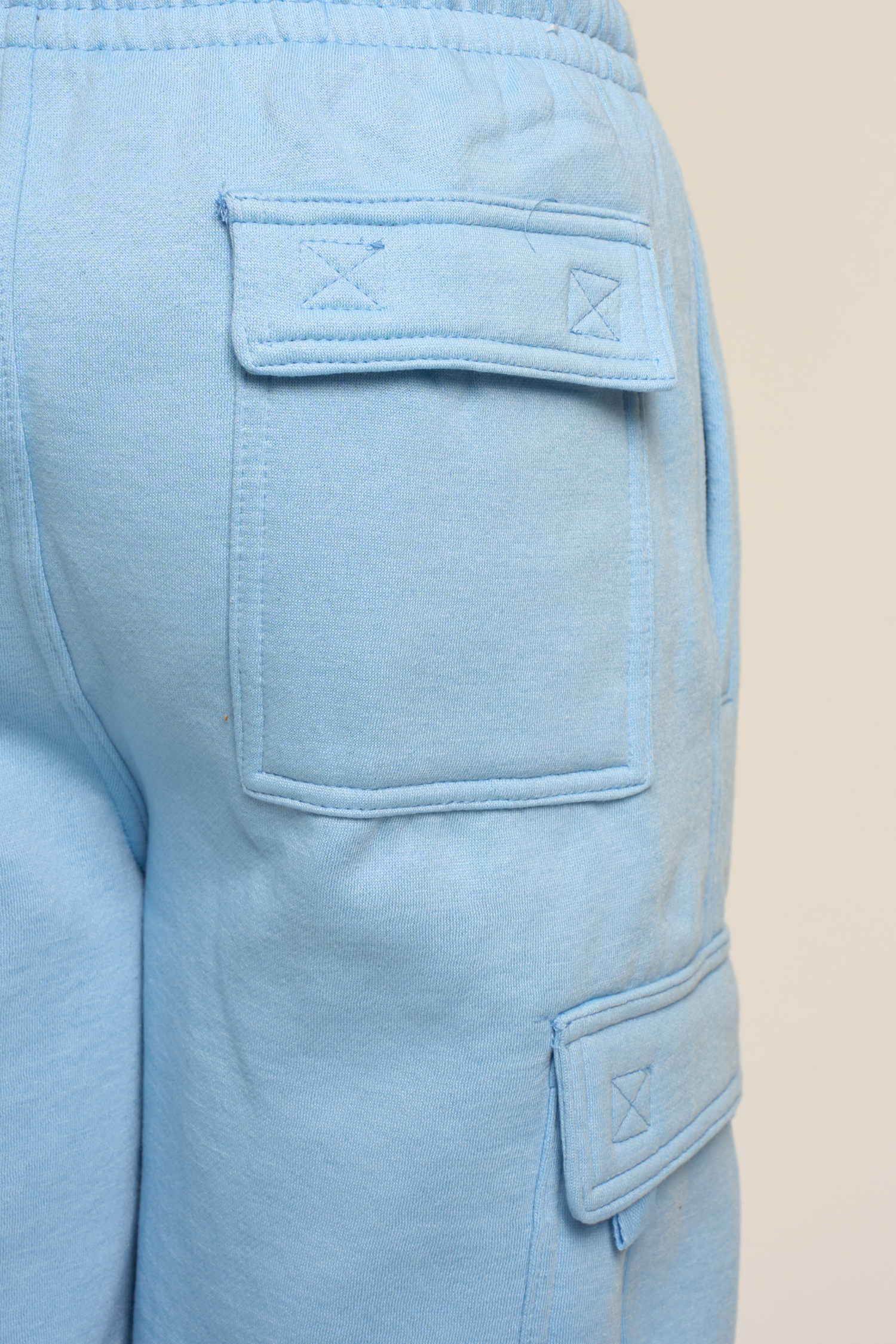 Men's Solid Fleece Heavyweight Cargo Shorts