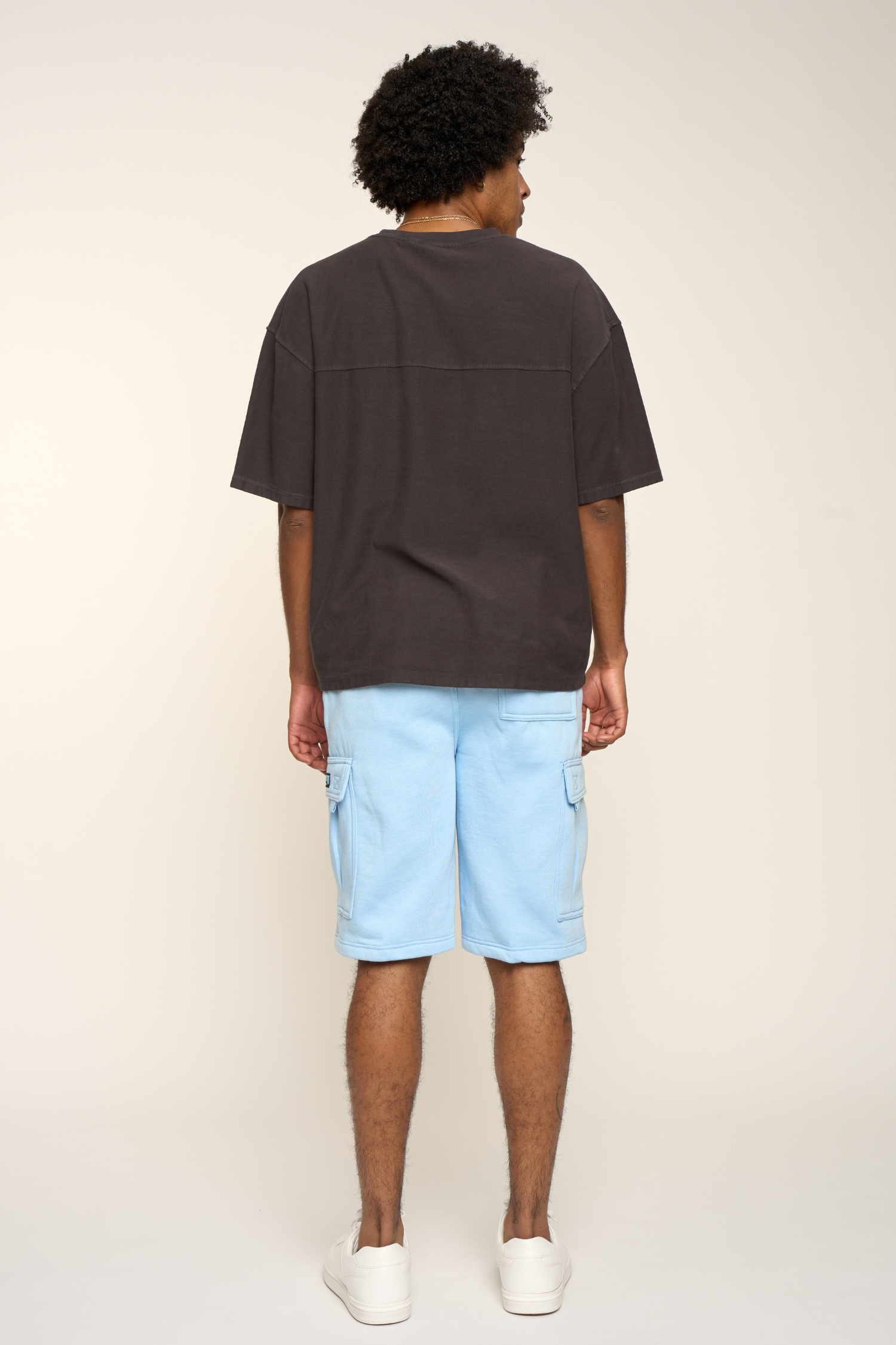 Men's Solid Fleece Heavyweight Cargo Shorts