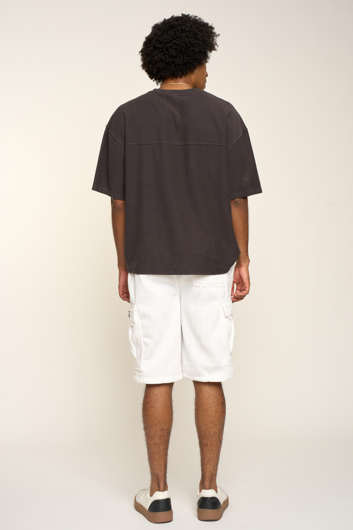 Men's Solid Fleece Heavyweight Cargo Shorts