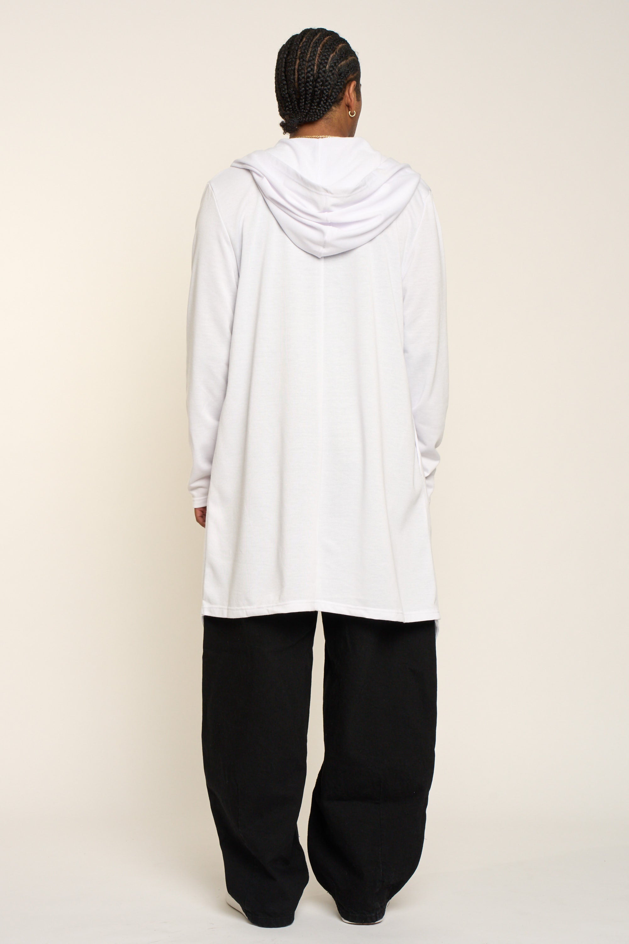 Long Length Drape Cape Cardigan Hoodie