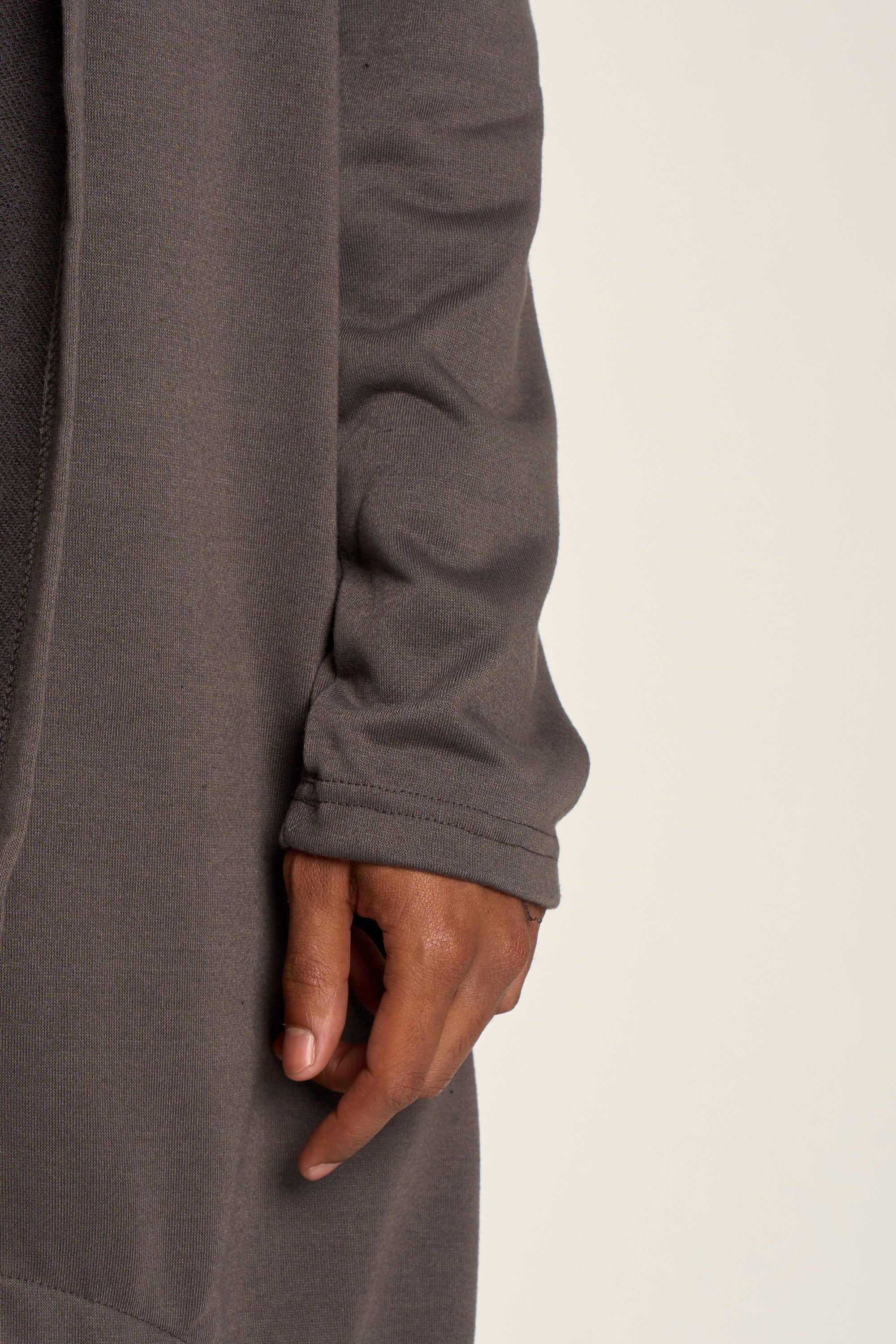 Long Length Drape Cape Cardigan Hoodie