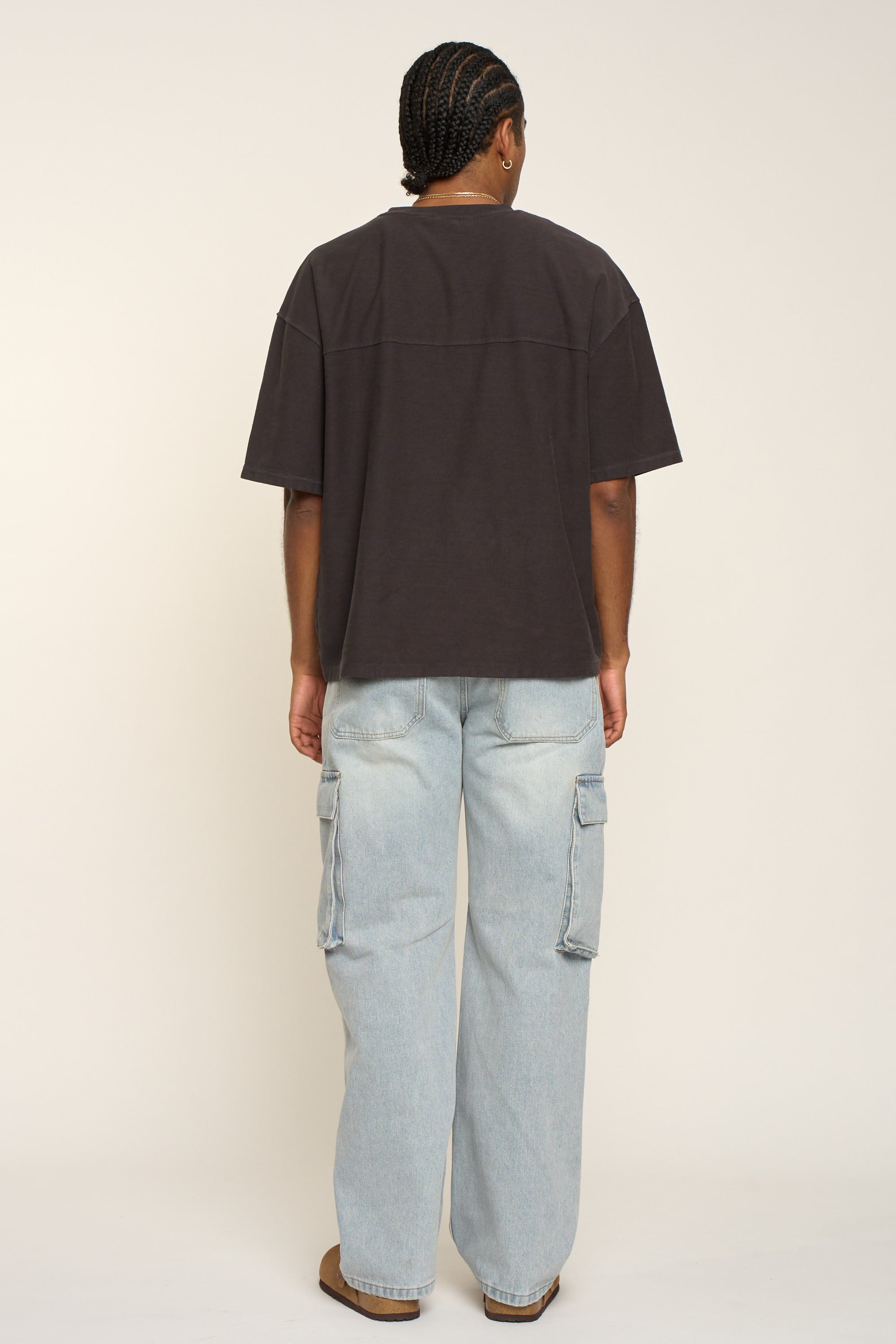 Baggy Fit Cargo Denim Jeans