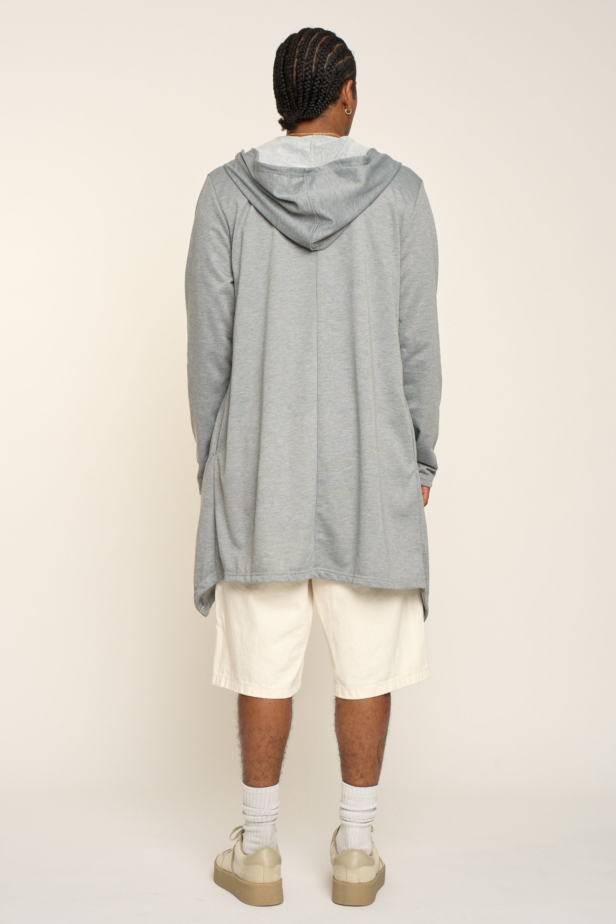 Long Length Drape Cape Cardigan Hoodie