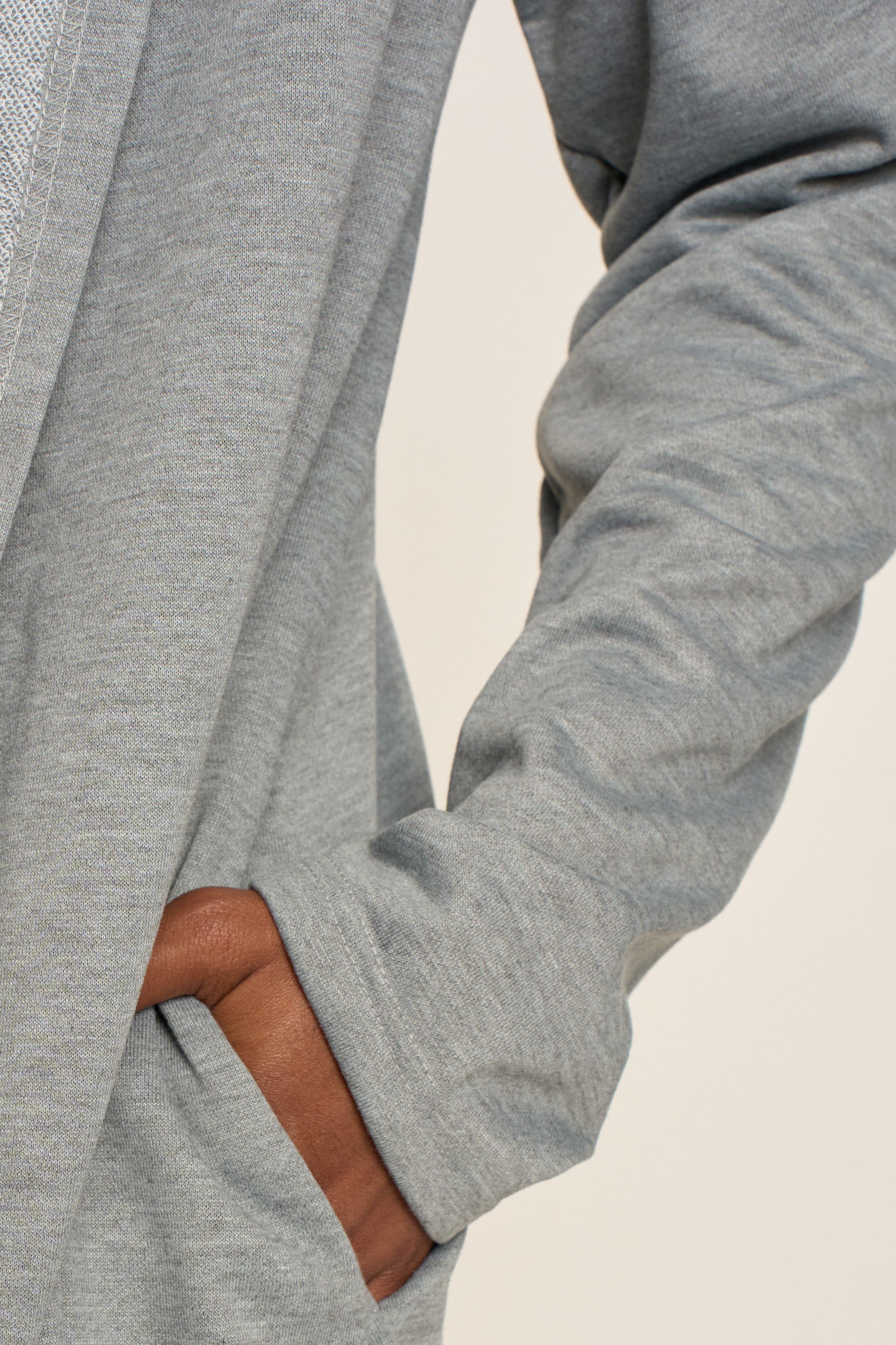 Long Length Drape Cape Cardigan Hoodie