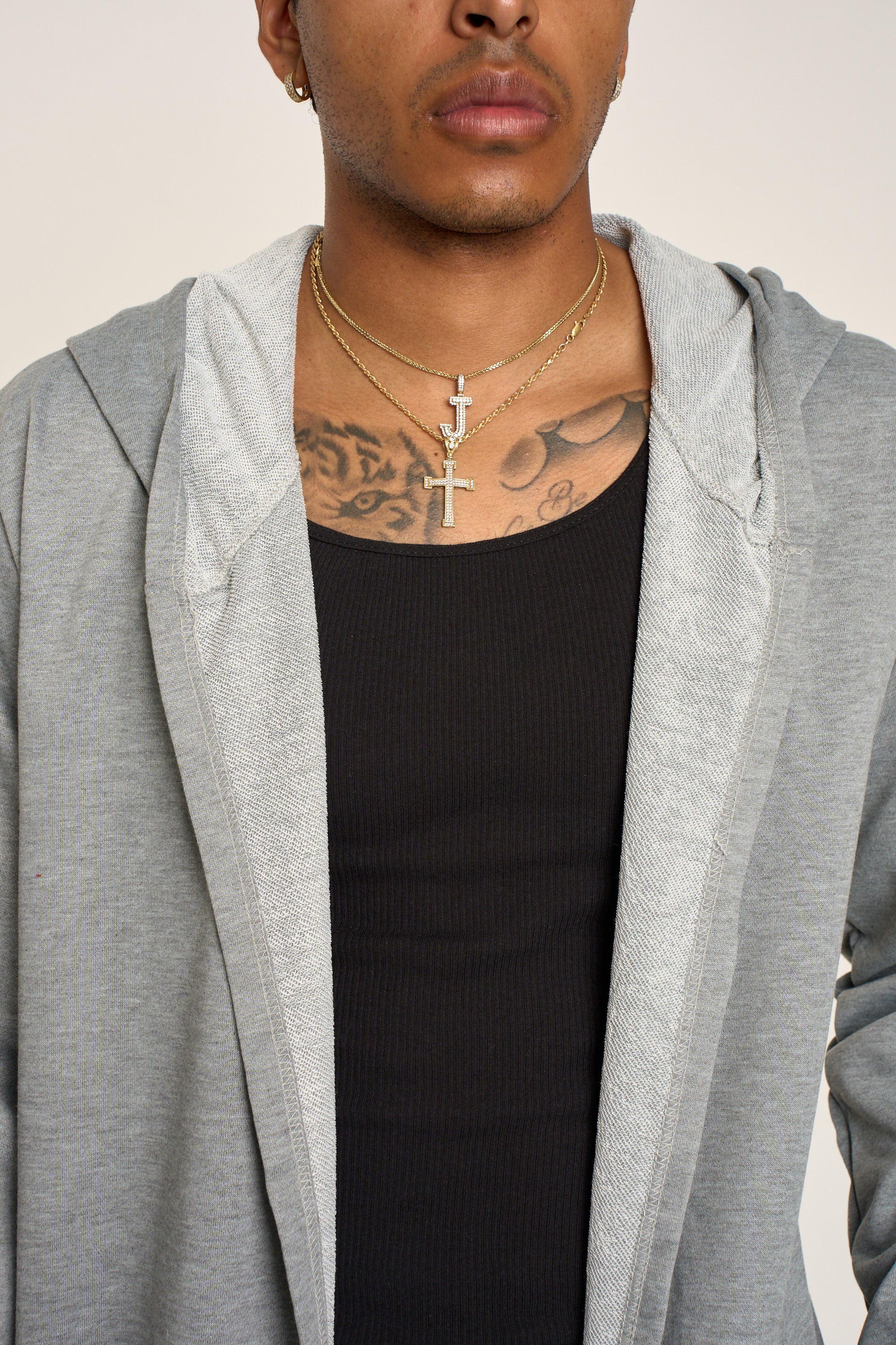 Long Length Drape Cape Cardigan Hoodie