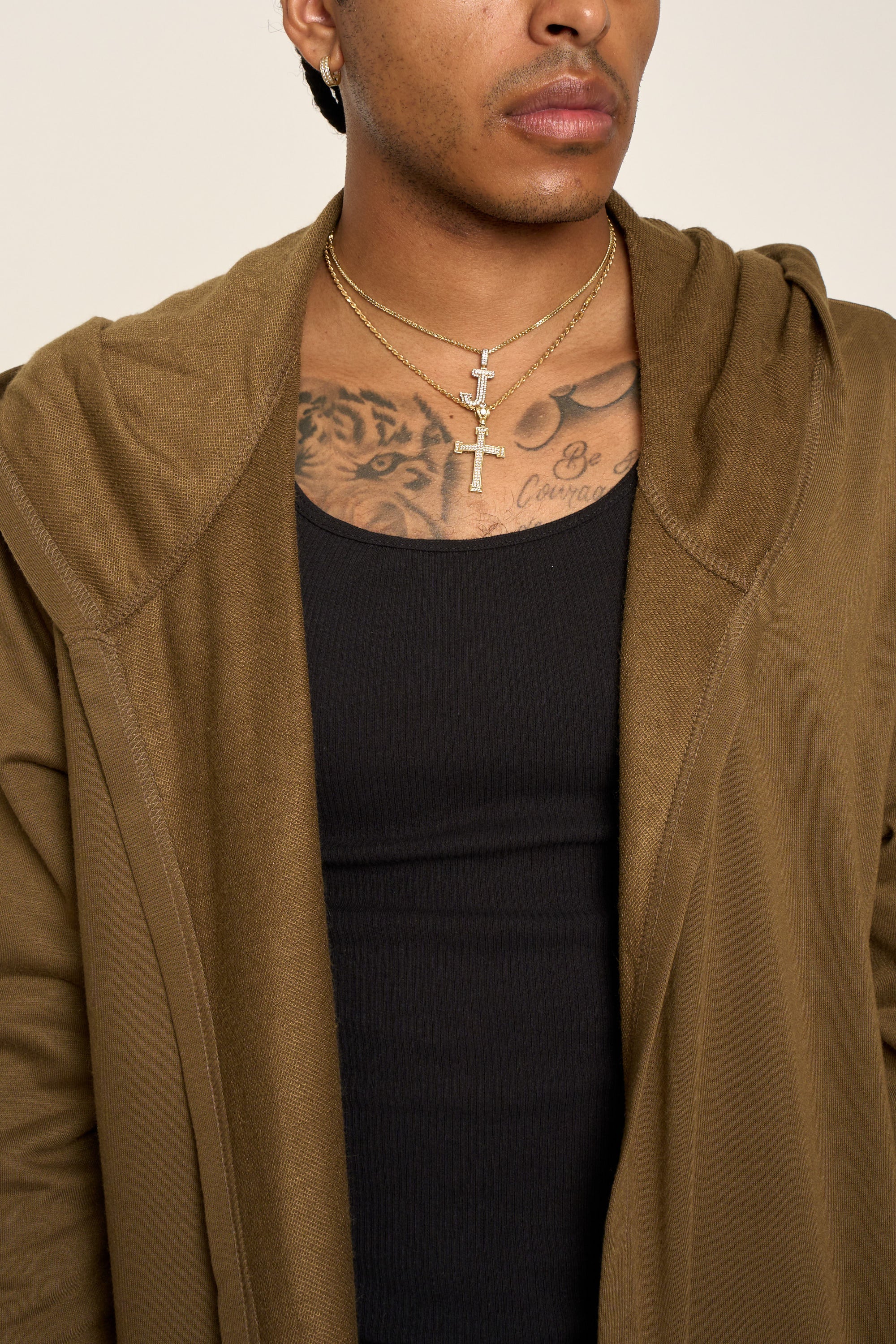 Long Length Drape Cape Cardigan Hoodie