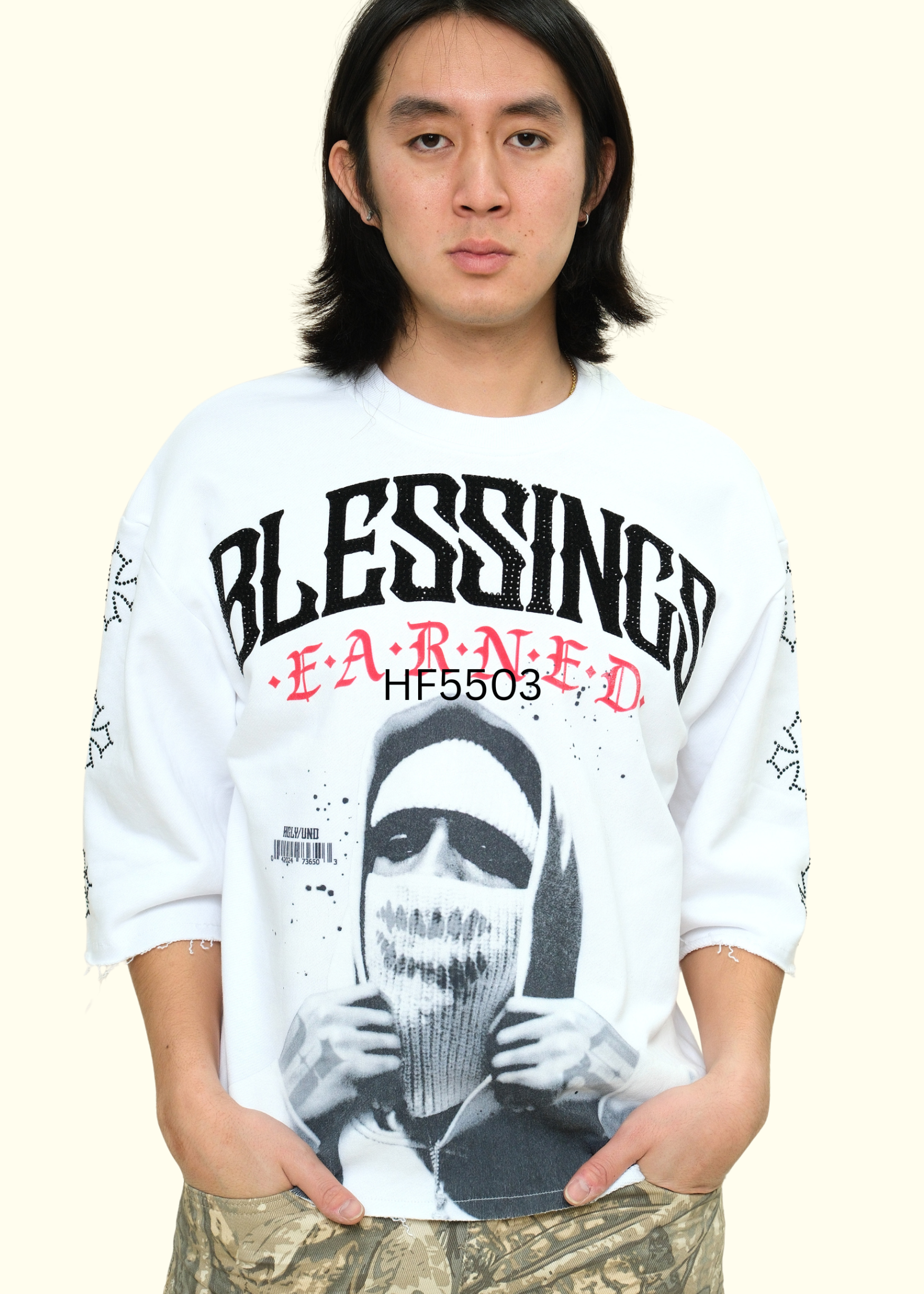 Blessings Earned Boxy Fit T-shirt
