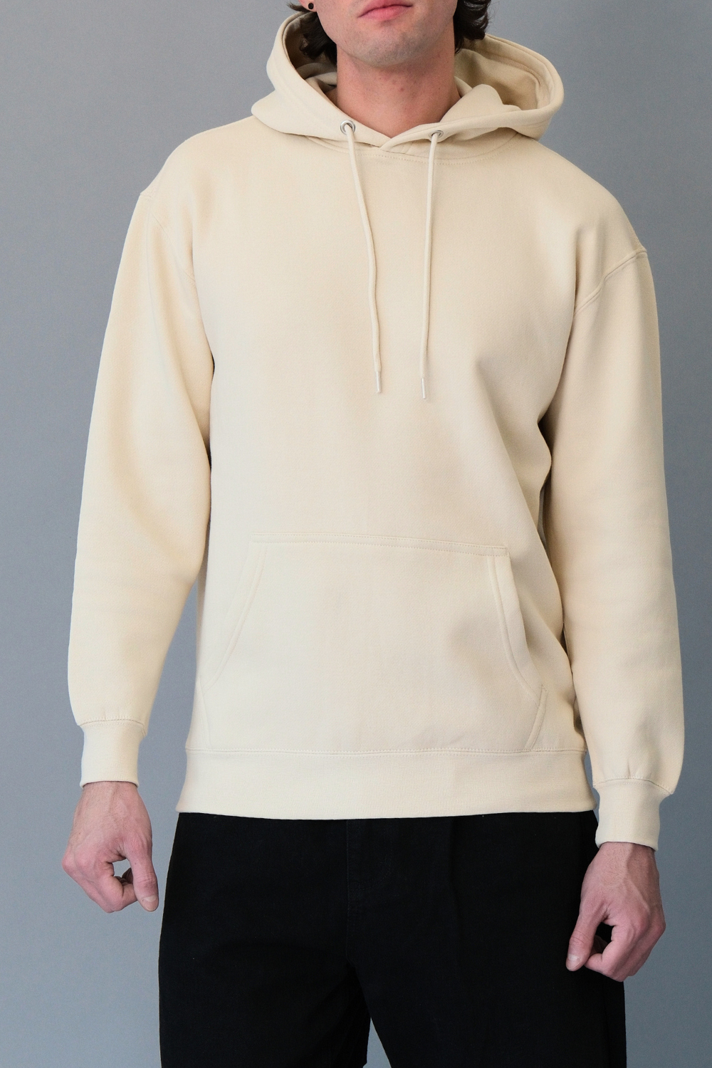 Pullover Hoodie with Metal Eyelets