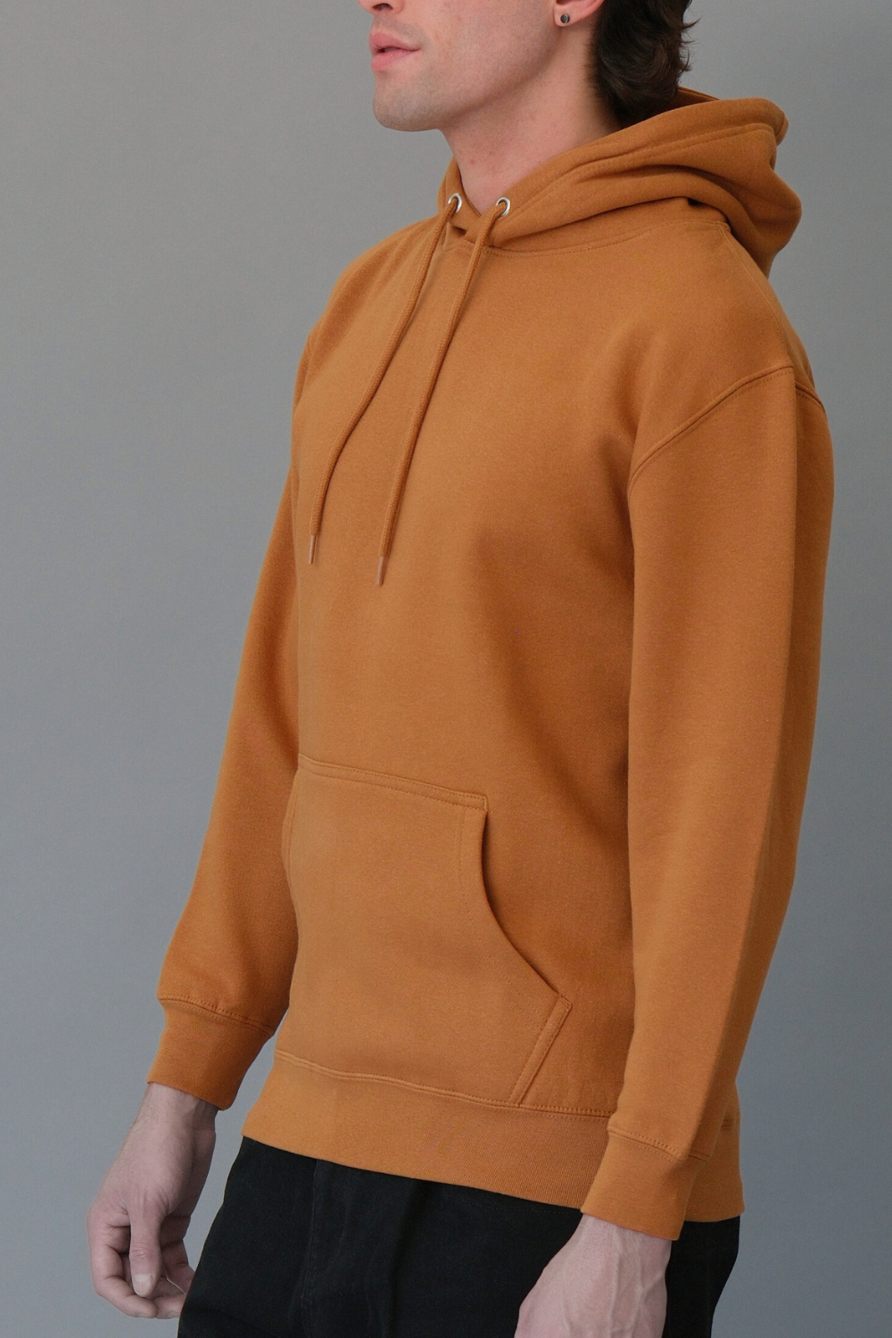 Pullover Hoodie with Metal Eyelets