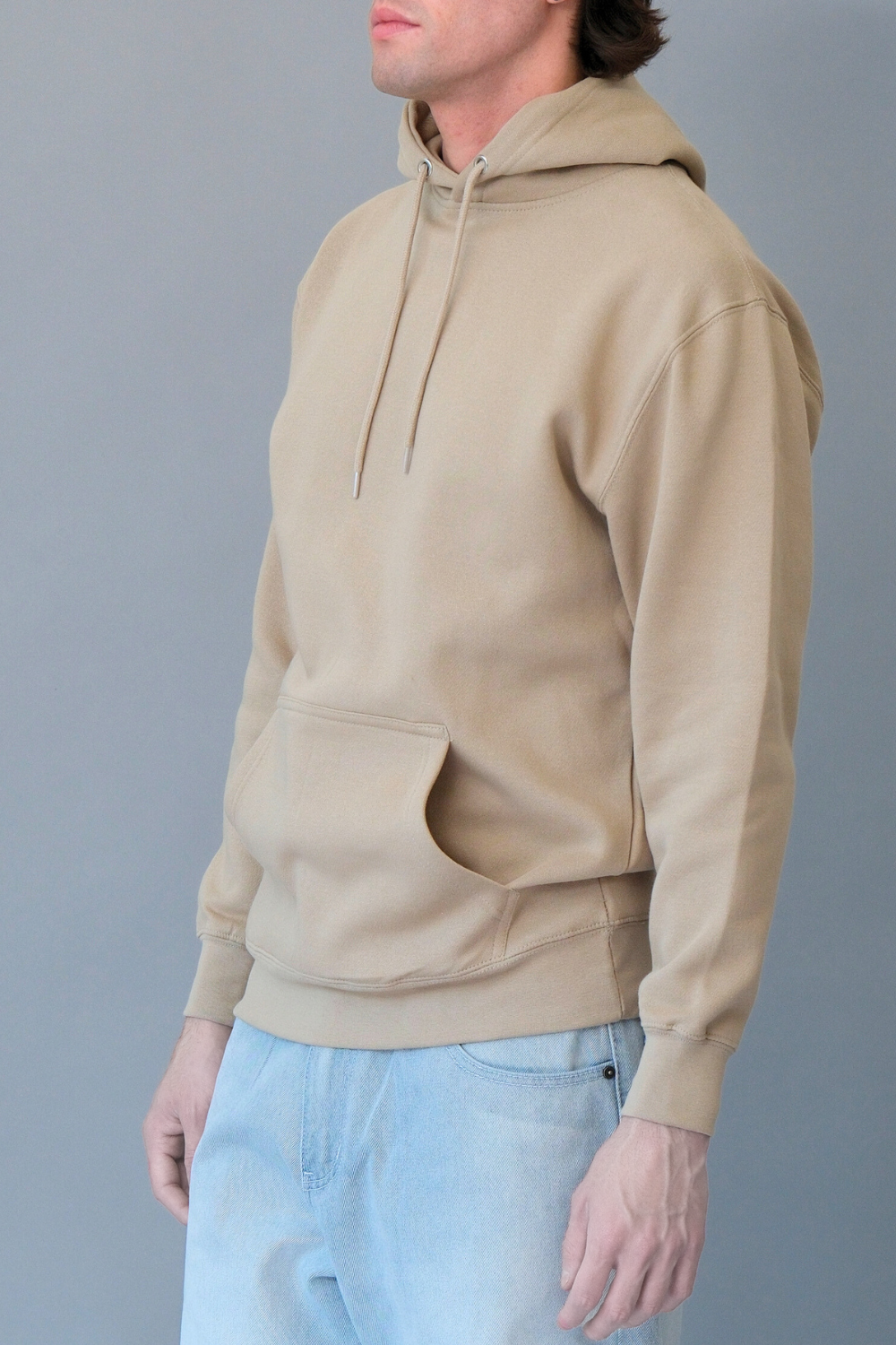 Pullover Hoodie with Metal Eyelets