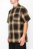 Men's Essential Plaid Short Sleeve Button Up Shirt