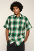Men's Essential Plaid Short Sleeve Button Up Shirt